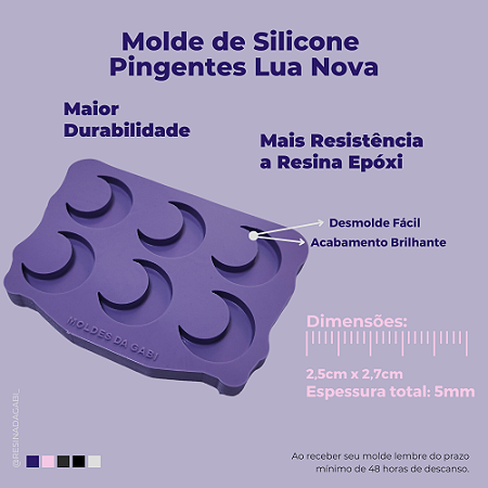 Molde de silicone bexiga - Banho de Lua