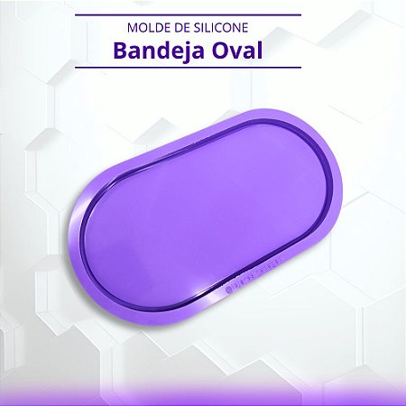 Molde de Silicone Bandeja Oval