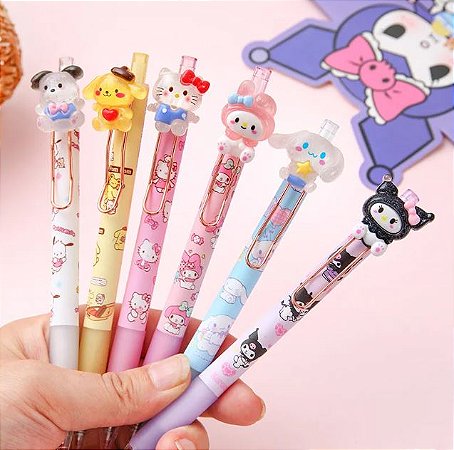 Caneta Retrátil Sanrio Crystal Biscuit MP-728-1