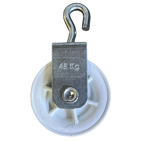 ROLDANA PLÁSTICA GALVANIZADA 40 MM CAP 45 KG