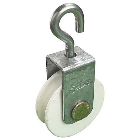ROLDANA PLÁSTICA GALVANIZADA 40 MM CAP 45 KG