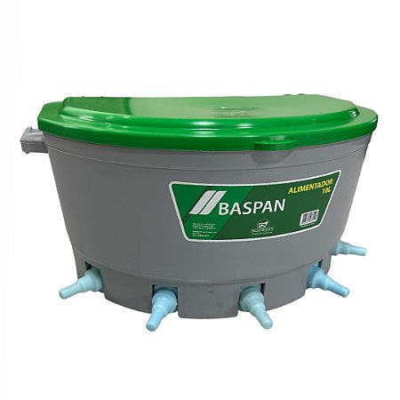 ALIMENTADOR PARA OVINOS/CAPRINOS - 5 TETOS - 18 LITROS BASPAN