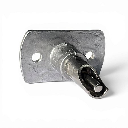 CJ BEBEDOURO SUINO INOX CHUPETA TERMINAÇÃO COM SUPORTE FIXADOR DE ALUMINIO