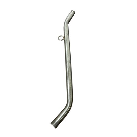BEBEDOURO SUINO PENDULAR SIMPLES EM INOX 304 - DUAS DOBRAS 500MM