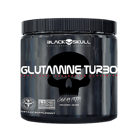 Glutamina Turbo (150G) Black Skull
