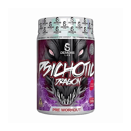 Pre Treino Psichotic Dragon Fruit Punch 300G - Demons Lab