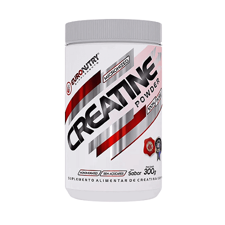 Creatina Powder Micronized 100% Pura (300G) Euronutry