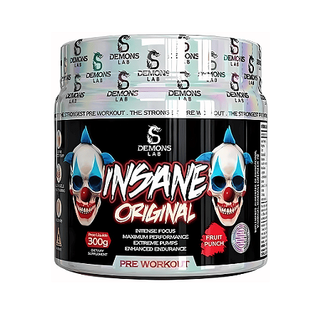 Pré-Treino Insane Original (300G) Fruit Punch - Demons Lab