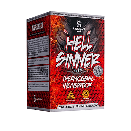 Termogênico Hell Sinner 60 Caps - Demons Lab