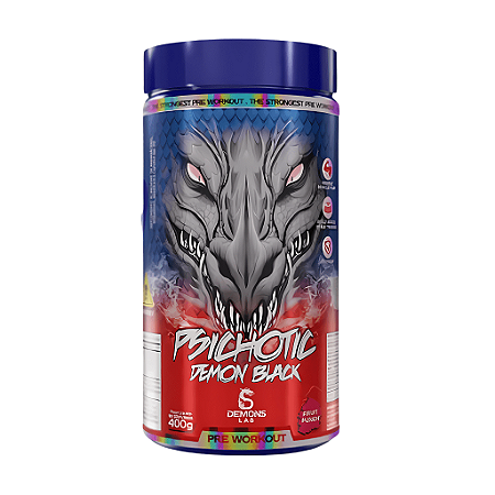 Psichotic Demon Black (400G) - Pré-Treino - Demons Lab