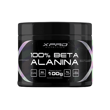 100% Beta Alanina 100G Pura Com 50 Doses