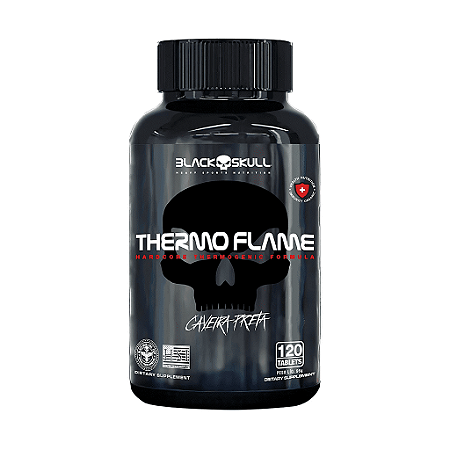 Thermo Flame Caveira Preta - 120Tabs - Black Skull
