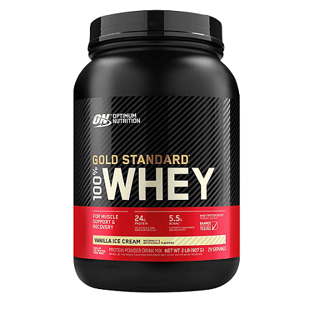 100% Whey Protein Gold Standard (909G) - On Optimum Nutrition