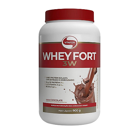 Whey Fort 3W - 900G - Vitafor