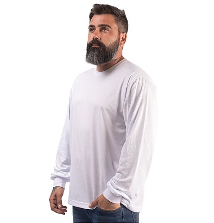 Camiseta Malha PV Manga Longa