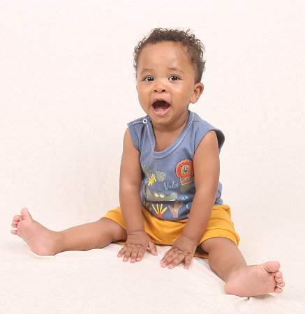 Conjunto Floresta Body Regata e Short Masculino