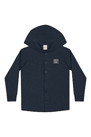 Camisa Masculina Manga Longa Marinho