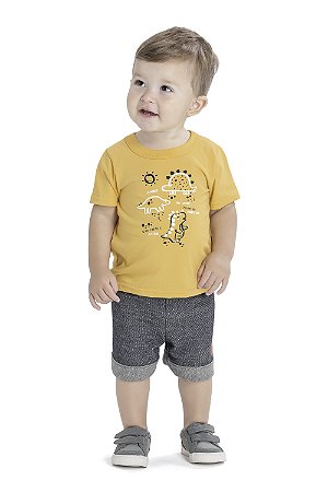 Conjunto Dino Mostarda
