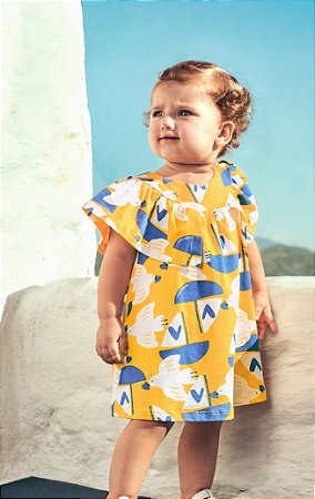 Vestido Love Sea Amarelo