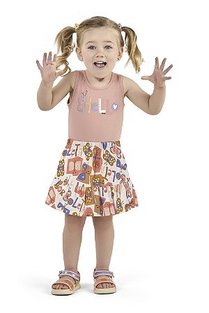 Conjunto Hello Saia Short