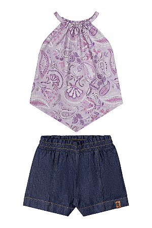 Conjunto Encanto Lilás