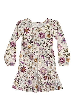 Vestido Garden Manga Longa