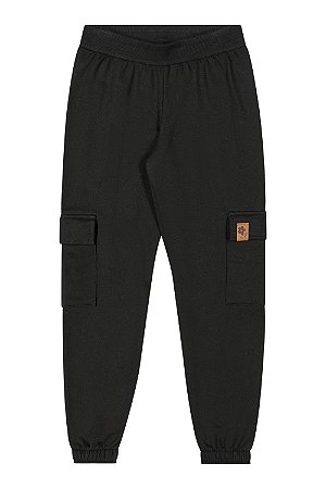 Calça Moletom Feminina - Preta