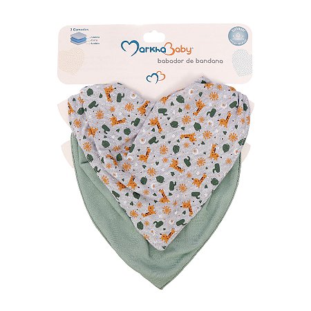 Babador Bandana Aventura  - 2 peças