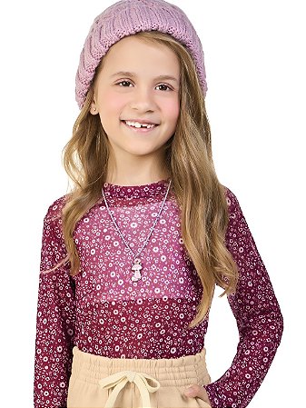 Blusa Tule 2 Peças