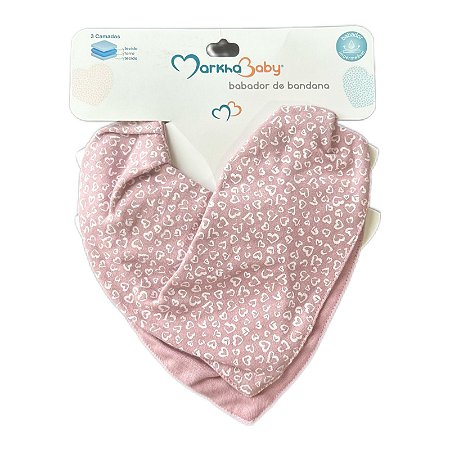 Babador Bandana Gatinha - 2 peças