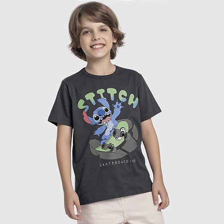 T-shirt Stitch Masculina Skate
