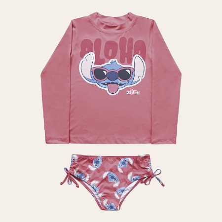 Conjunto Praia Stitch