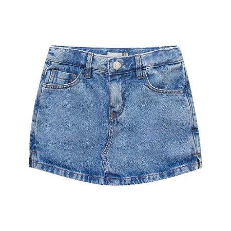Saia Short Jeans Play