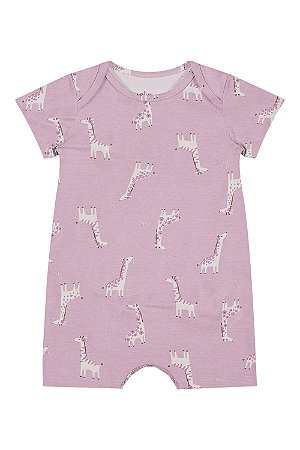 Macaquinho Romper Girafa