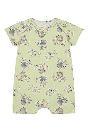 Macaquinho Romper Aviador