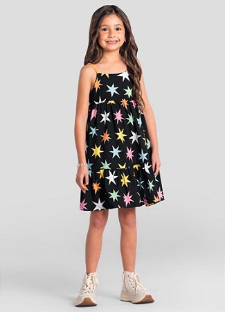 Vestido Malha Estrela