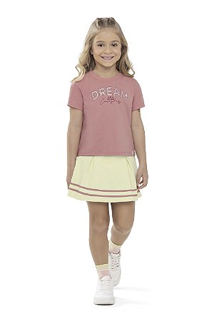 Conjunto Dream - Saia Short Pregas