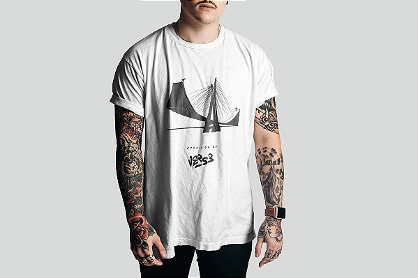 T-shirt Ponte Estaiada - Branca