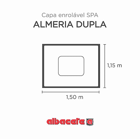 Capa Banheira Almeria Dupla Albacete