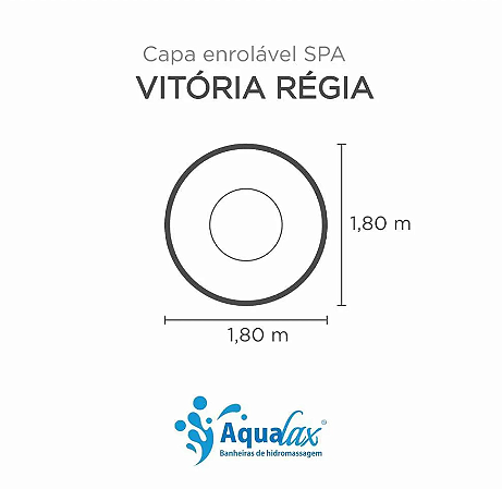 Capa Enrolável Vitória Régia Aqualax