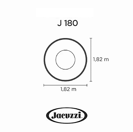 Capa SPA para Banheira J 180 Jacuzzi