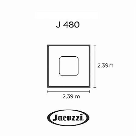 Capa SPA para Banheira J 480 Jacuzzi