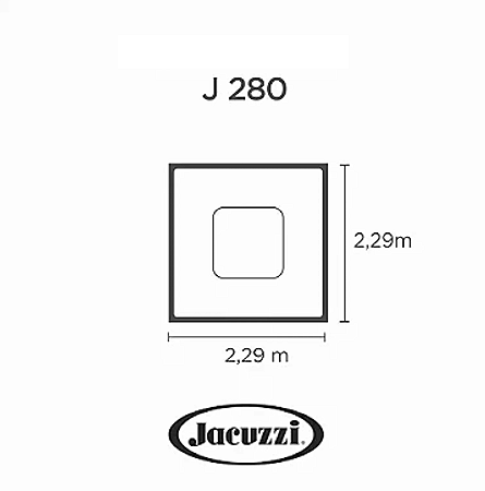 Capa SPA para Banheira J 280 Jacuzzi
