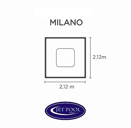 Capa SPA para Banheira Milano Jet Pool