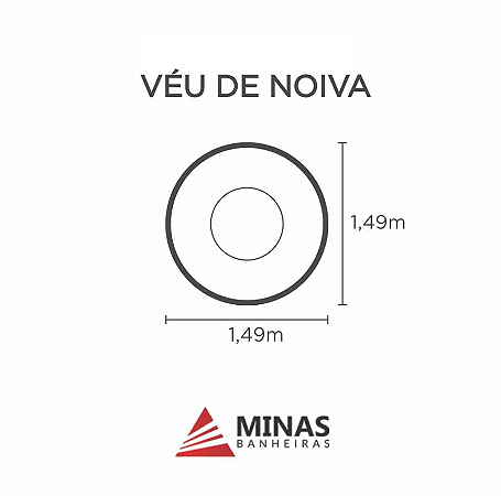 Capa SPA para Banheira Ouro Véu De Noiva Minas Banheiras