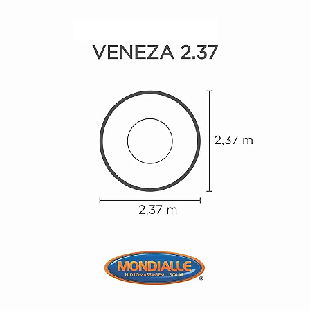 Capa SPA para Banheira Veneza 2.37 Mondialle