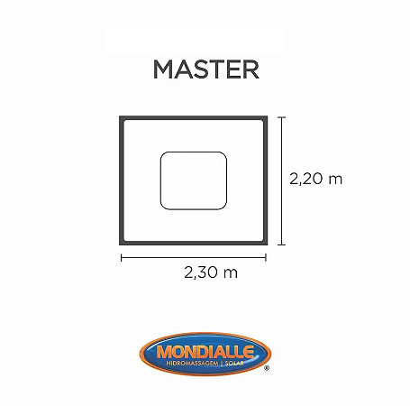 Capa SPA para Banheira Master 2.3 Mondialle