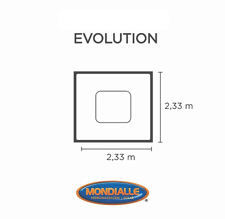 Capa SPA para Banheira Evolution Mondialle