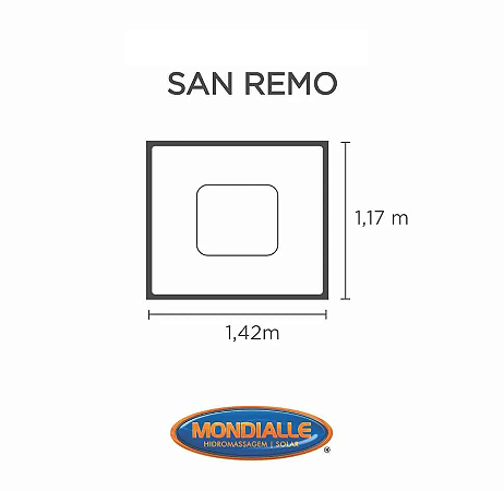 Capa SPA para Banheira San Remo Mondialle