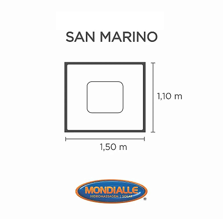 Capa SPA para Banheira San Marino Mondialle